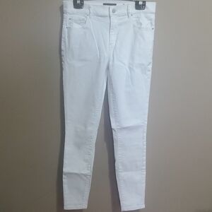 Ann Taylor Crisp White Skinny Jeans Size 4